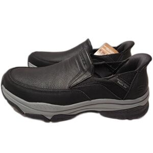Skechers Hands‑Free Swift Fit Izaiah Slip‑On Shoes Men’s 10 Wide Black